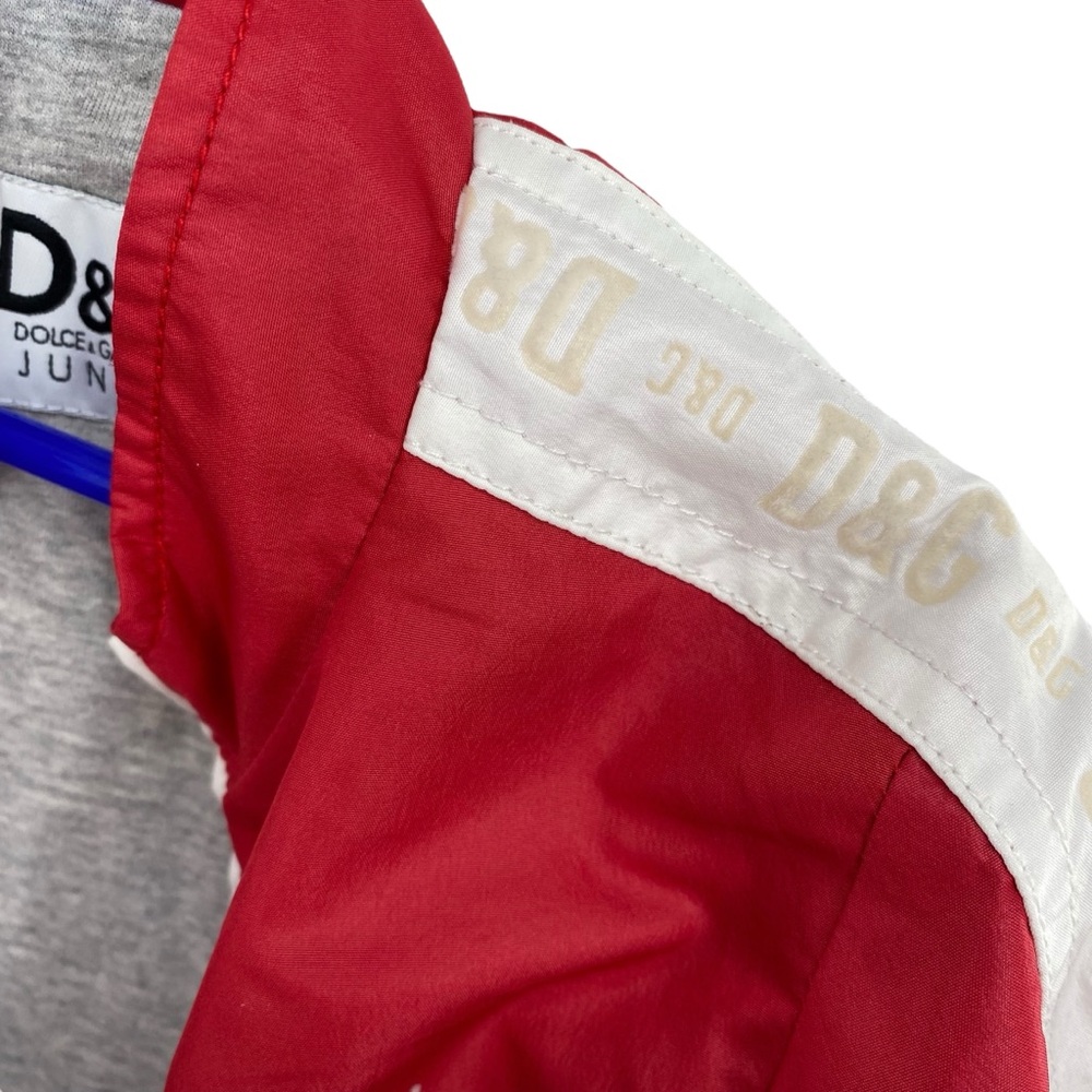Dolce & Gabbana Toddler Boys Red Zip Up Track Jacket - Picture 9 of 12